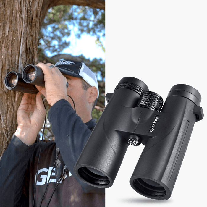 EYESKEY 8X42 Waterproof Binocular HD Optic BAK4 Day Night Vision Telescope Outdoor Camping