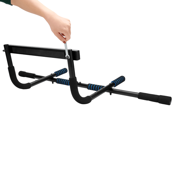 SGODDE 85CM Adjustable Door Frame Pull up Bar 100KG Pull-Up Bar without Screws Robust with Foam for Upper Body Workout Fitness Home Training