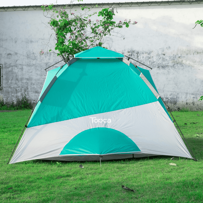 Tooca 4 Person Camping Tent Instant Set up Automatic Dome Tent Waterproof Windproof Outdoor Camping Sun Protection Shelters