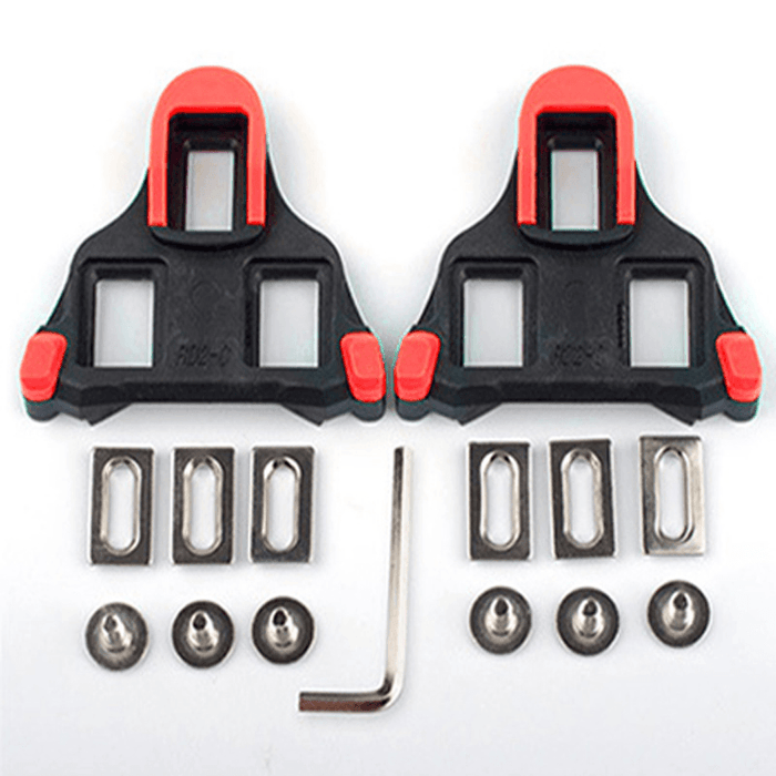 PROMEND PS-M01 6 Degrees Lock Plate Bicycle Pedals Self-Locking Cleats Road Bike Shoes Cleats