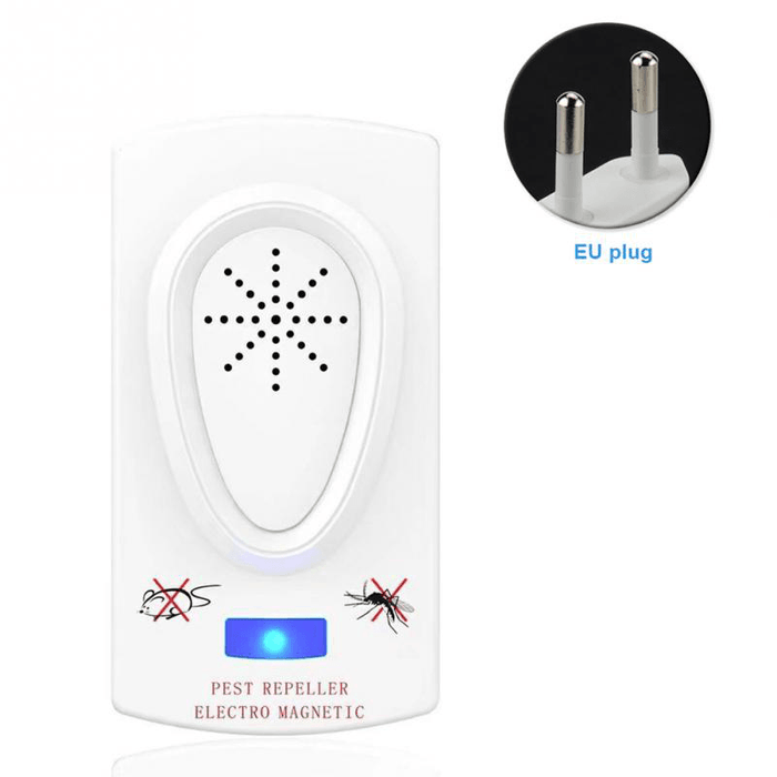 EU AU Plug Multi-Function White Pests Repeller Electronic Ultrasonic Mouse Rat Mosquito Dispeller Insect Rodent Control