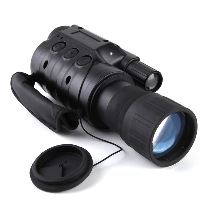 Ipree 6X50 Outdoor Digital Night Vision Telescope Infrared Ray HD Clear Vision Monocular Device Optic Lens Eyepiece Photography Recording with Video Output for Camping Hiking Travel Hunting