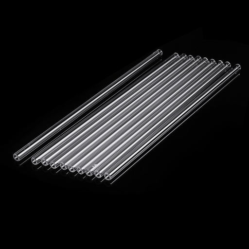 10Pcs 300Mm OD 10Mm 2.2Mm Thick Wall Borosilicate Glass Blowing Tube Lab Tubing