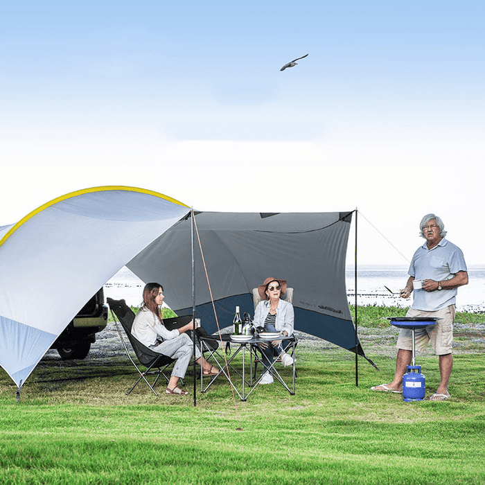 Naturehike Camping Canopy Tarp Shelter Set 150D Oxford Cloth Folding Waterproof Windproof Uv-Proof Family Tent Curtains Awning Outdoor Travel