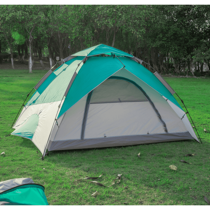 Tooca 4 Person Camping Tent Instant Set up Automatic Dome Tent Waterproof Windproof Outdoor Camping Sun Protection Shelters