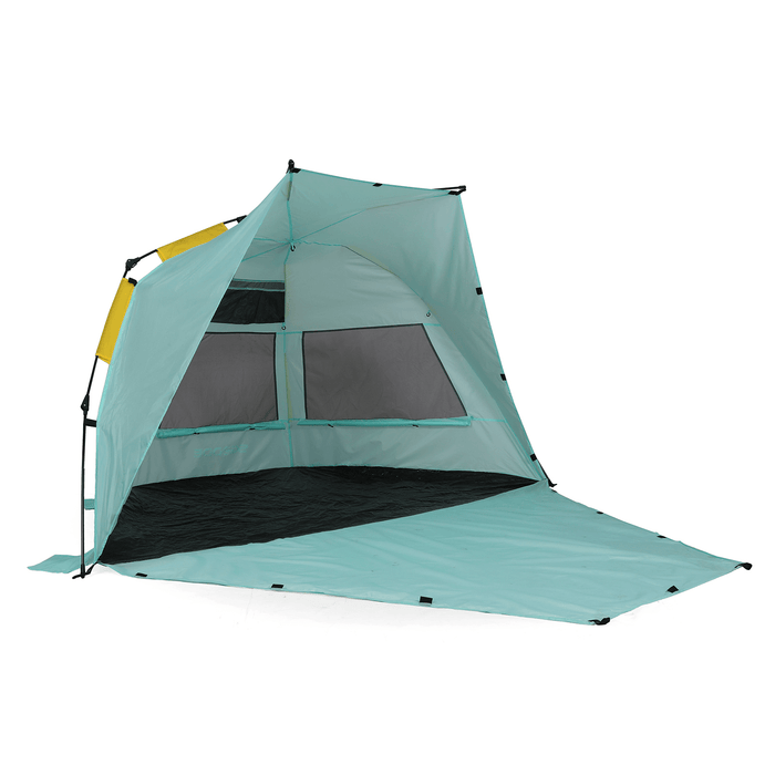 3-4 People 210T Camping Tent Waterproof and UP50+ UV Resistant Outdoor Camping Beach Tent