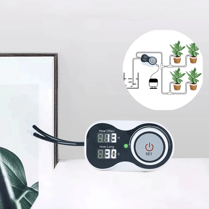 Intelligent Drip Irrigation System Automatic Timer Watering Device Garden Water Pump Controller for Potted Plant Flower