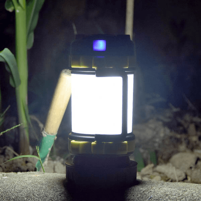 Ipree® 850LM LED+T6 USB Light 4 Modes Handheld Emergency Lantern Flashlight Spotlight Outdoor Camping