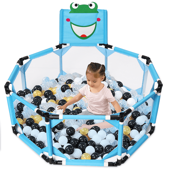 Foldable Portable Baby Playpen Square Children Toddler Kids Safety Fence Indoor Outdoor Play Pen Ocean Portable Ball Pit Pool