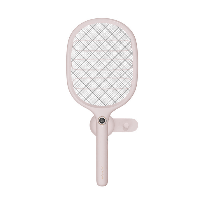 LIBERFEEL 2-In-1 Electric Fly Mosquito Swatter 1800Mah Usb/Magnetic Rechargeable 3-Layer Safety Mesh Bug Zapper Racket LED Night Light Camping Travel