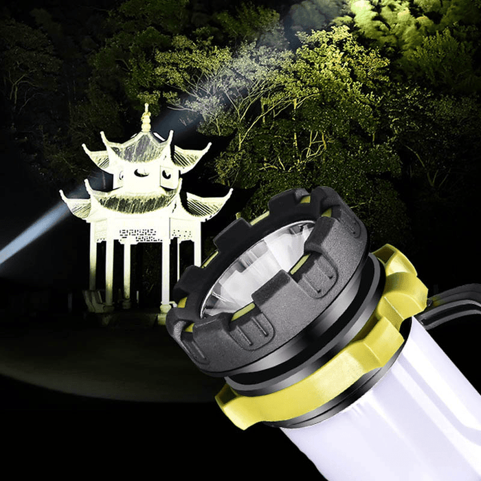 Ipree® 850LM LED+T6 USB Light 4 Modes Handheld Emergency Lantern Flashlight Spotlight Outdoor Camping