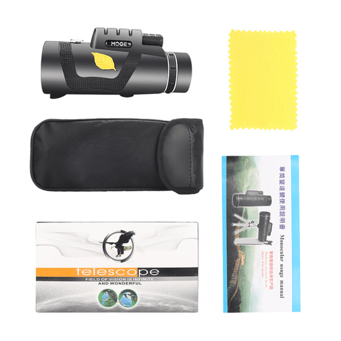 Ipree® 12X50 Monocular HD Optic Bak4 Day Night Vision Telescope 1200M/8000M Outdoor Camping