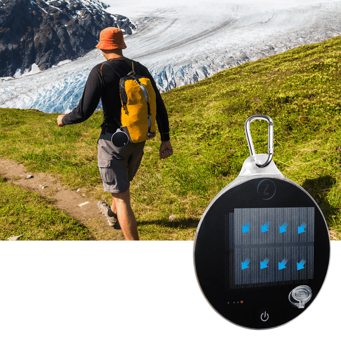 ZTARX Solar Camping Light Magnetic Hanging Lamp Tent Lantern USB Power Bank for Outdoor Hiking Travel