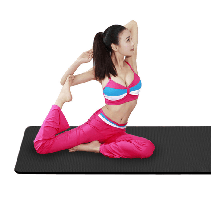 KALOAD 180X75Cm Treadmill Pad Wear-Resistant Shock Absorbing Running Machine Cushion Yoga Mat Home Gym Fitness Sport