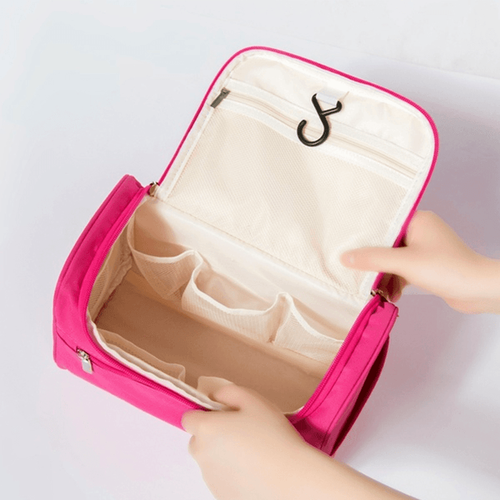 Women Portable Toiletry Wash Bag Waterproof Cosmetic Make-Up Storage Pouch Outdoor Travel