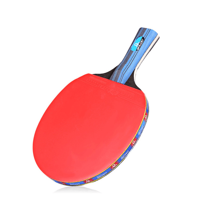 2PCS Long/Short Handle Table Tennis Racket 7-Layer Pure Wood Professional Ping Pong Paddle with Storage Bag