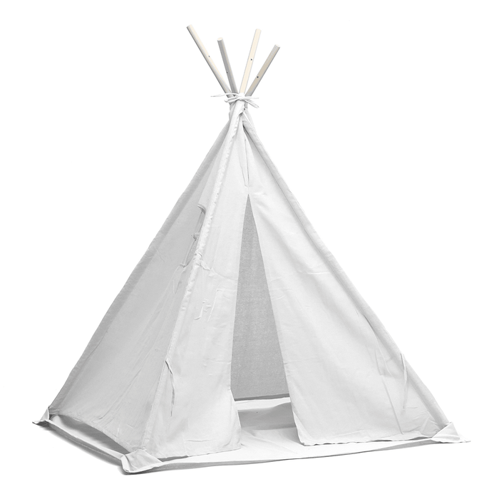 1.6/1.8M Kids Play Tents Cotton Canva Folding Indoor Outdoor Playhouse Triangle Indian Children Baby Game Funny House Wigwam Camping Tent