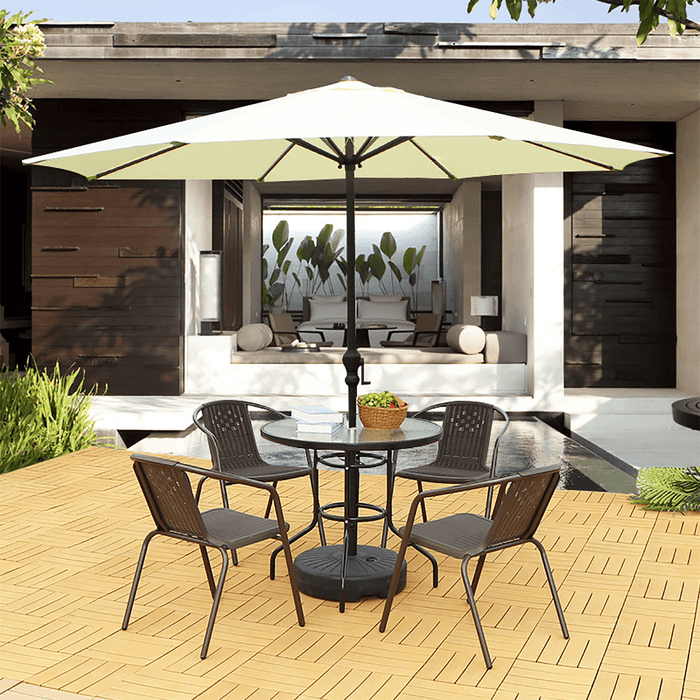 2.7M 8 Arm Parasol Canopy Cover Waterproof Awning Sun Shade Shelter Outdoor Garden Patio