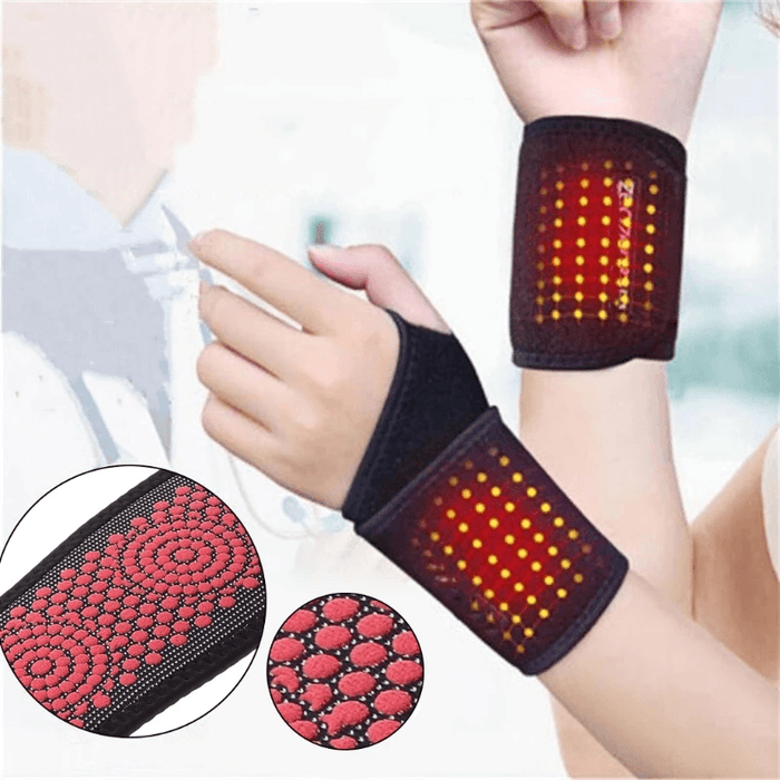 1PCS Self-Heating Wrist Brace Sports Protection Magnetic Therapy Tourmaline Arthritis Pain Relief Braces Belt for Health Care Tools