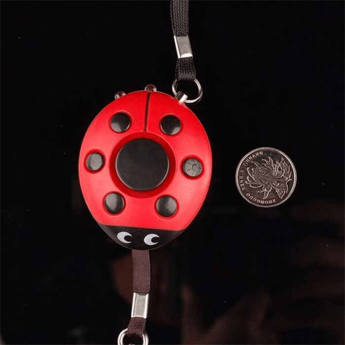 Beatles Portable Mini Speaker Defense Personal Alarm Key Chain with LED Flashlight for Women