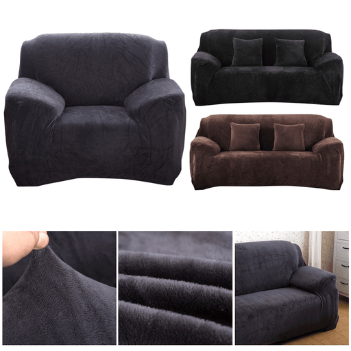 MEIGAR 1/2/3 Seats Elastic Stretch Sofa Armchair Cover Universal Couch Slipcover Plush Warm for Autumn Winter