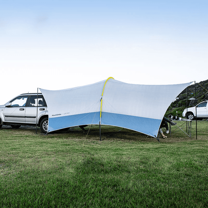 Naturehike Camping Canopy Tarp Shelter Set 150D Oxford Cloth Folding Waterproof Windproof Uv-Proof Family Tent Curtains Awning Outdoor Travel