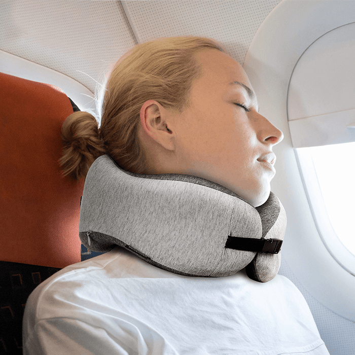 Naturehike U-Shaped Pillow Travel Office Adjustable Nap Neck Pillow 50D Memory Foam Pillow