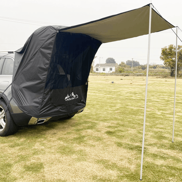 Ipree® Car Trunk Tent Sunshade Rainproof for Self-Driving Tour Barbecue Outdoor Mobile Tent