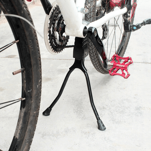 Double Leg Side Stand Bike Support Kick Kickstand Spring Center Bicycle Cycle Stand