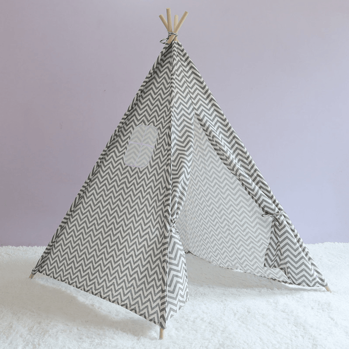 1.8M Kid Teepee Tent Folding Portable Childrens Playing House Game Tent Girls Boys Gift