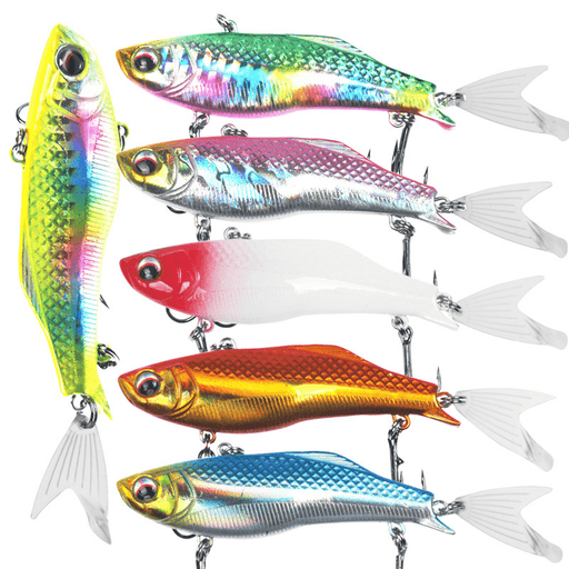 ZANLURE 1 Pcs 8.5/16G 5.5/7.2Cm Fishing Lures VIB 3D Fish Eyes Artificial Hard Bait Fishing Tackle Accessories