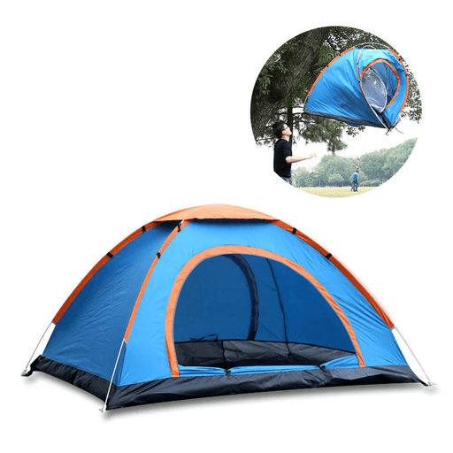 Outdoor Double 2 Persons Camping Tent Automatic Single Layer Beach Sunshade Canopy