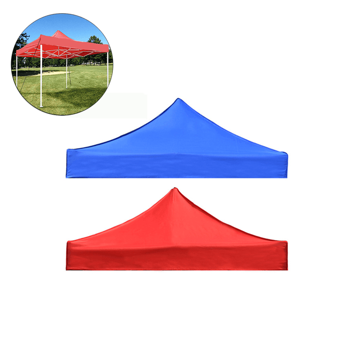 2X2M 420D Oxford anti UV Canopy Replacement Tent Top Cover Four Corner Awning Folding Roof Sunshade Cover for Camping Garden Patio Outdoor