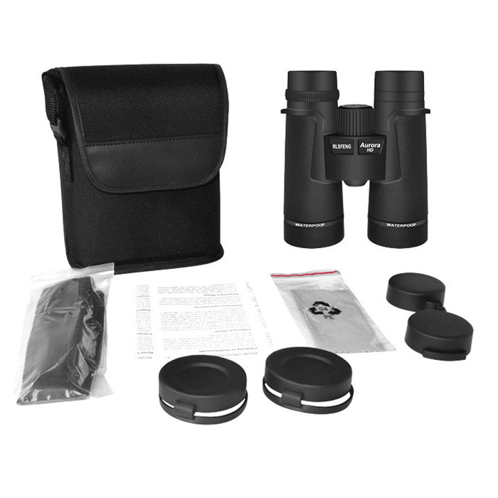 8X42 Binoculars BAK4 Waterproof Roof Prism Professional Hunting Optical Camping Tourism Travel Outdoor Telescope