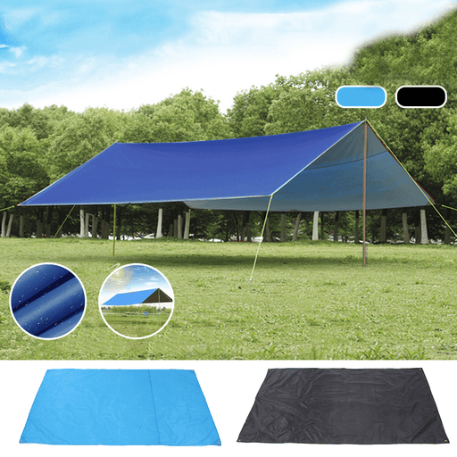 2.1X2M Multifunction Sunshade Awning Hammock Top Tent Camping Picnic Mat Outdoor Shelter