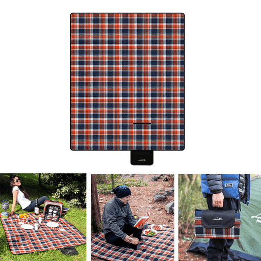 CAMPOUT 33*20Cm Picnic Mat 3-Layer Waterproof Folding Blanket Lawn Beach Tent Pad Outdoor Camping Travel