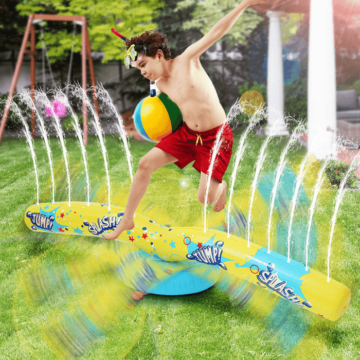 Kids Inflatable Water Spray Rotating Water Sprinkler Adult Children'S Summer Toy Water Sport