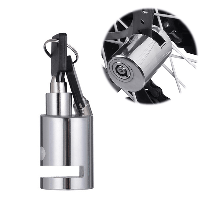 BIKIGHT Steel Alloy Bike Bicycle Disc Brake Lock Anti-Theft Anti-Rust Safety Motorcycle Cycling