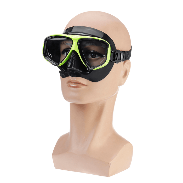 Men Women Diving Mask Anti-Fog Mask Underwater Swimming Breath Snorkeling Glasses