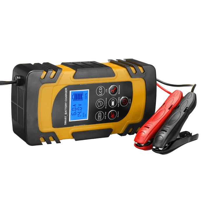 Smart Automatic 12V/24V 8A Car Battery Charger Motorcycle Repair Pulse Repair Activation