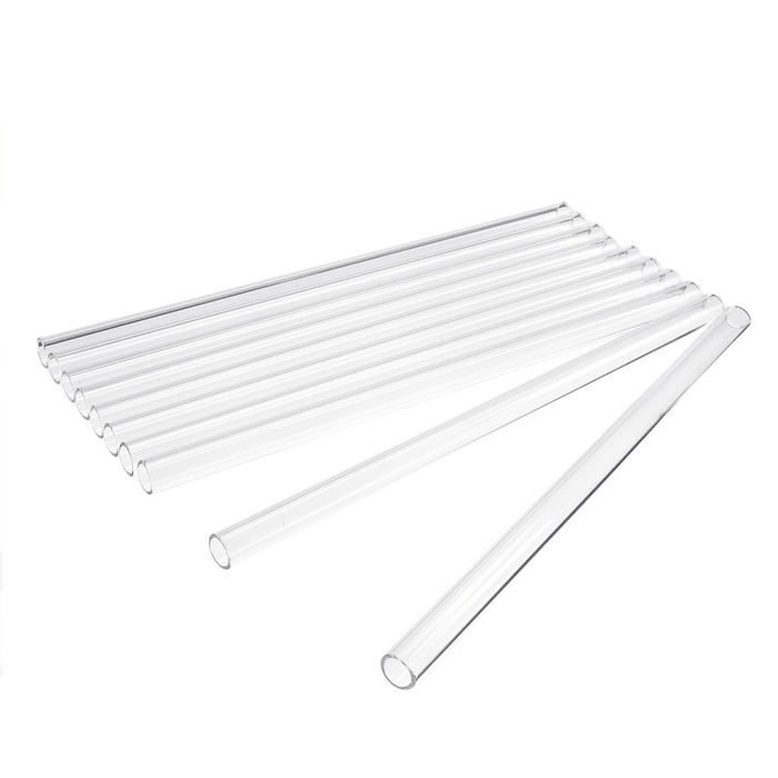 10Pcs 250Mm OD 10Mm 1.5Mm Thick Wall Borosilicate Glass Blowing Lab Tube