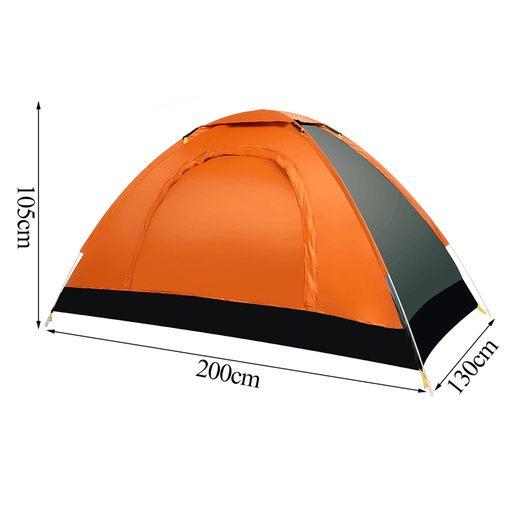 1-2 People Camping Tent Breathable Ventilation Windproof Uv-Proof Sunshade Canopy Beach Awing Shelter