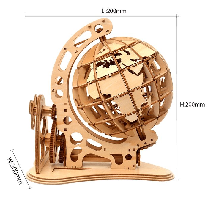 3D Puzzle DIY Mechanical Drive Model Kit Transmission Gear Rotate Constructor Figure Assembling Puzzles Home Office Decoration Toys