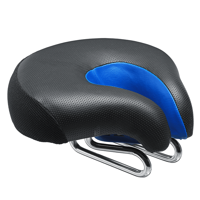 BIKIGHT Widen Bicycle Noseless Saddle Bike Bicycle Cycling Noseless Saddles Wide Large Soft PVC PU Pad Seat