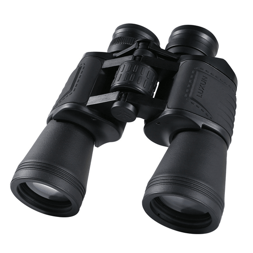 LUXUN 20X50 Binocular Outdoor Waterproof Antifogging HD Light Night Vision Binoculars Camping Traveling Telescope with Phone Holder