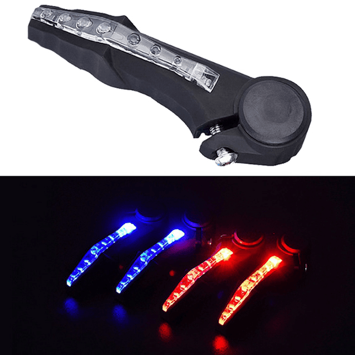 Bicycle Horns Light Mountain Bike Signal Turn Light Handlebar Warning Light