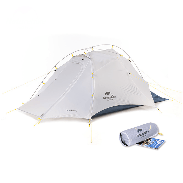 Naturehike NH19ZP083 15D Nylon Ultra-Light 2 Person Camping Tent Outdoor Portable Waterproof Hiking Traveling Tent