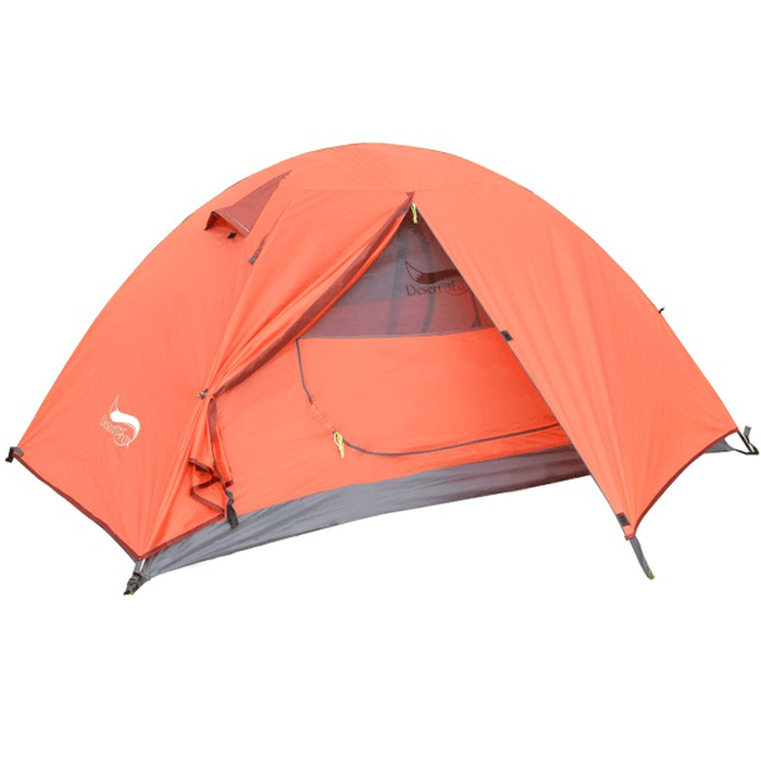 2 People Large Camping Tent Lightweight Double Layer Waterproof Anti-Uv Sun Canopy Camping Hiking Fishing Family Shelters