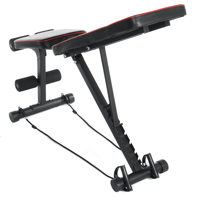 Adjustable Folding Sit up Benches Abdominal Muscle Training Machine Utility Home Gym Fitness Equipment