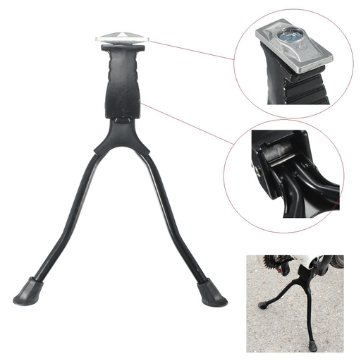 Double Leg Side Stand Bike Support Kick Kickstand Spring Center Bicycle Cycle Stand